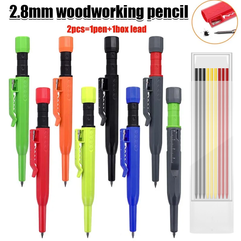 Staedtler Pencil Lumocolor - Carpenter Pencil Set Woodworking Mechanical 3