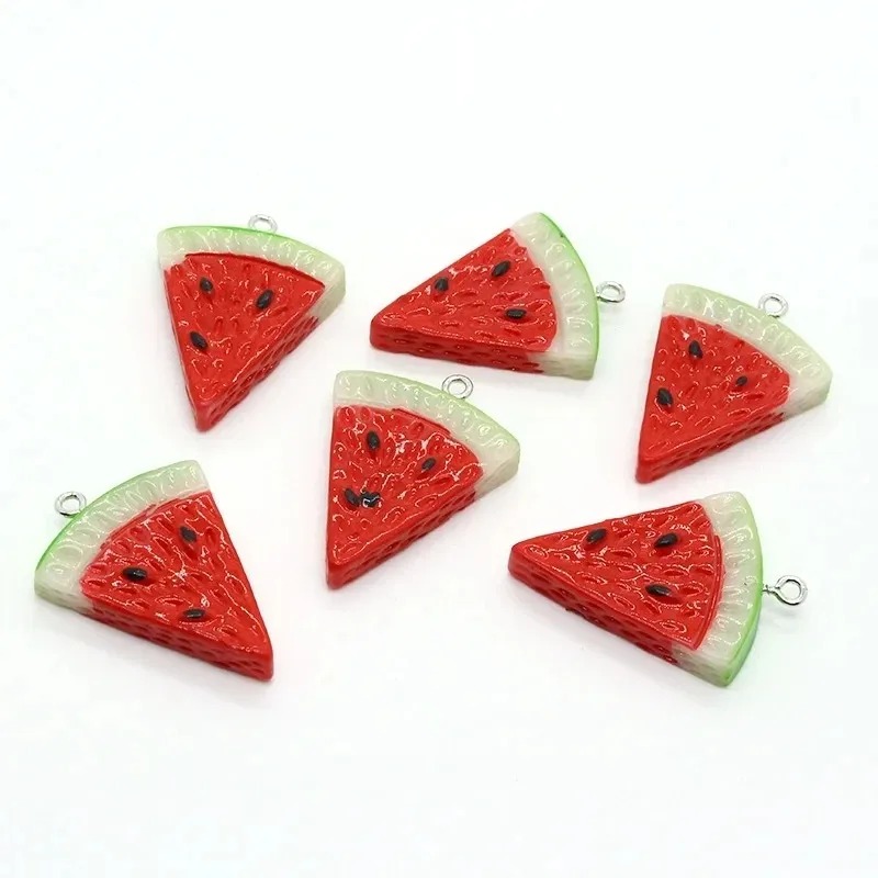 Resin Art Supplies Near Me - 10Pcs Double Sided Triangle Watermelon Resin