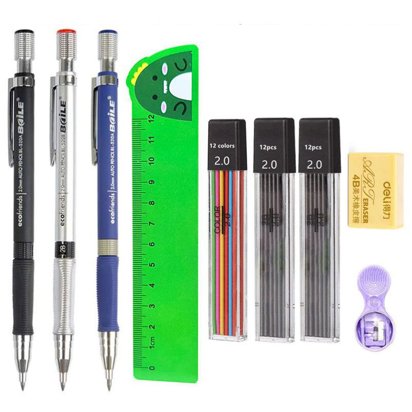Staedtler Pencil Lumocolor - Mechanical Pencils Set 2.0mm with 2B