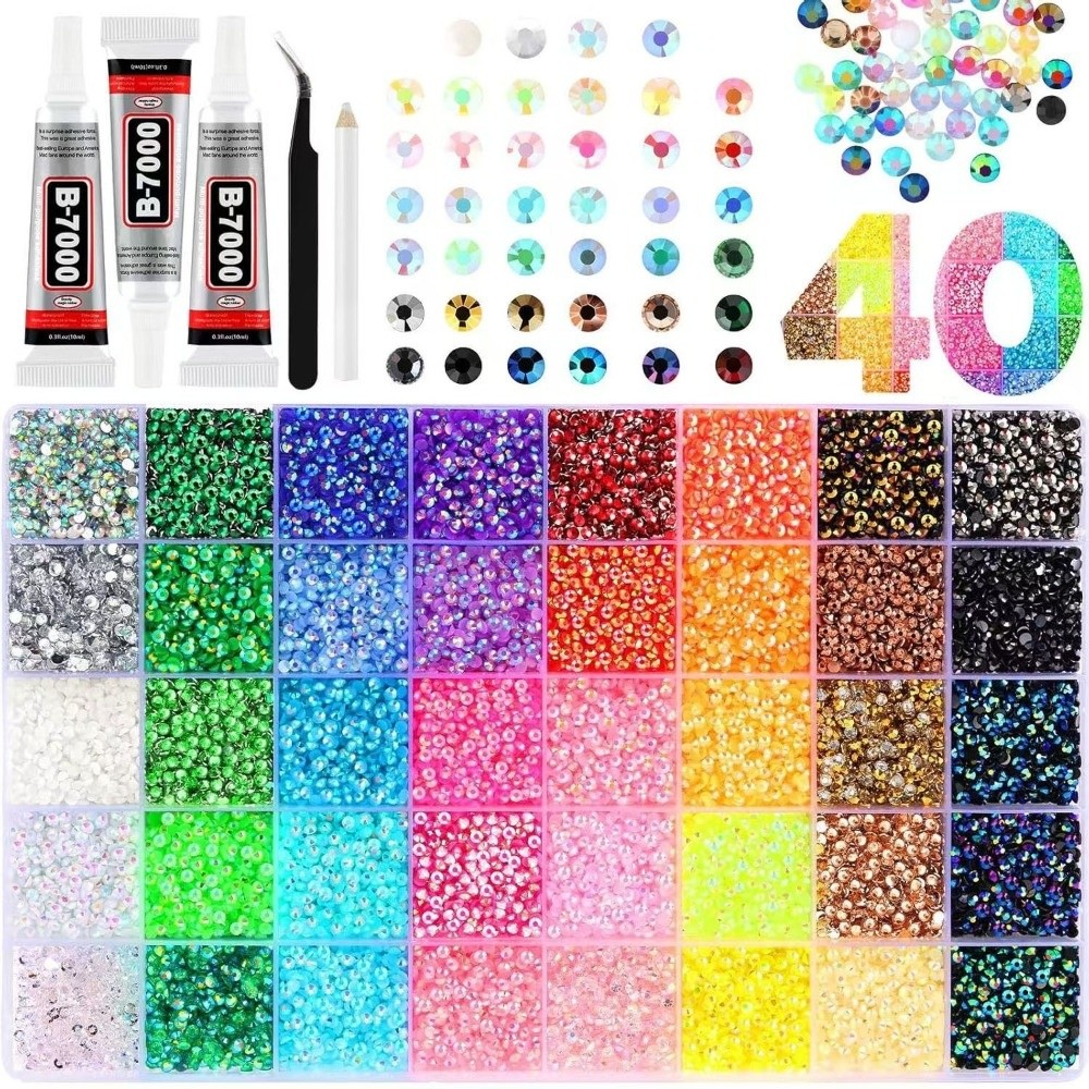 Resin Art Price - Multicolor Resin Rhinestone Kit DIY Decoration