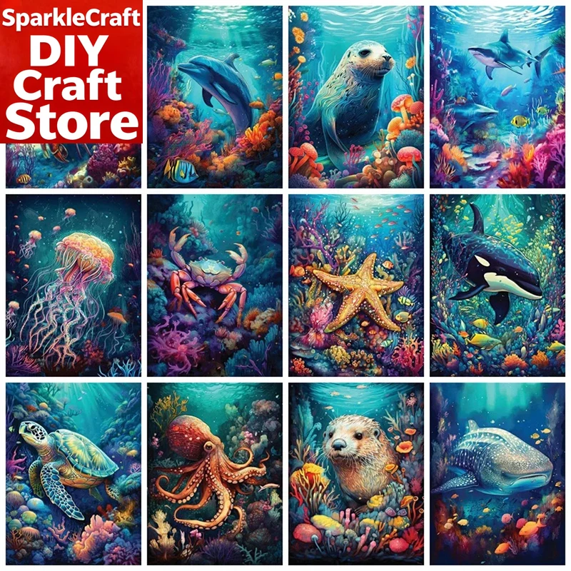 Resin Art Kit - 1PC frameless Full Square Round Diamond