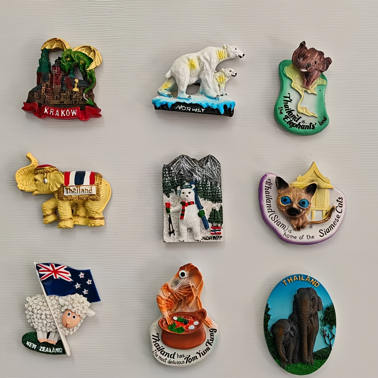 Resin Art New Zealand - 1pc Handmade 3d resin art fridge