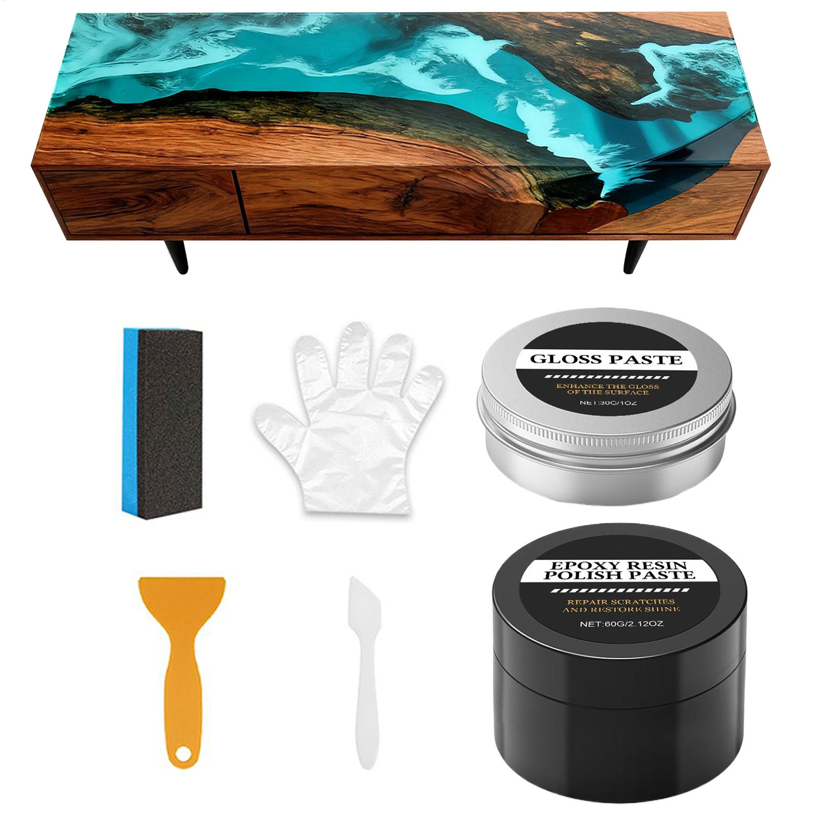Resin Art Kit - Epoxy Resin Polishing Kit - Creamy