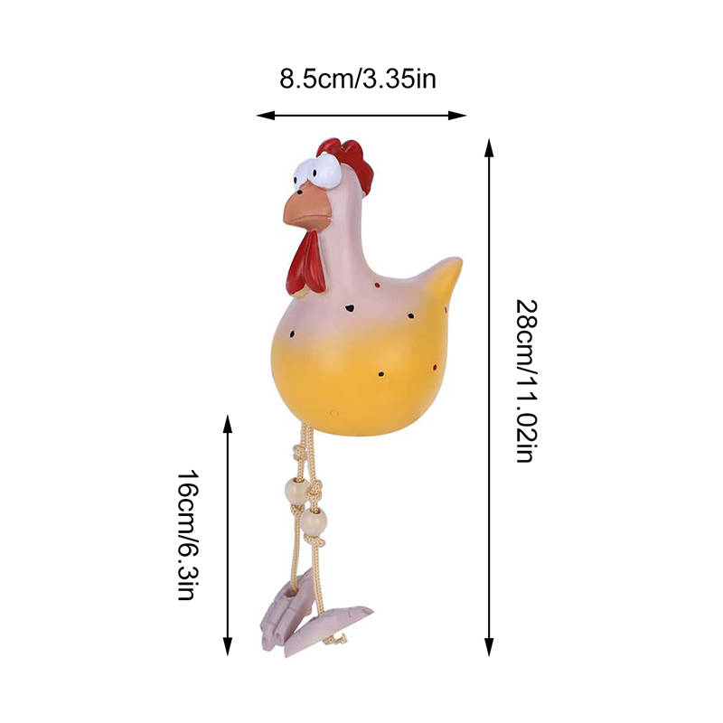 Funny Chicken Fence Decor Resi - đánh giá và giá Resin Art Sculptures