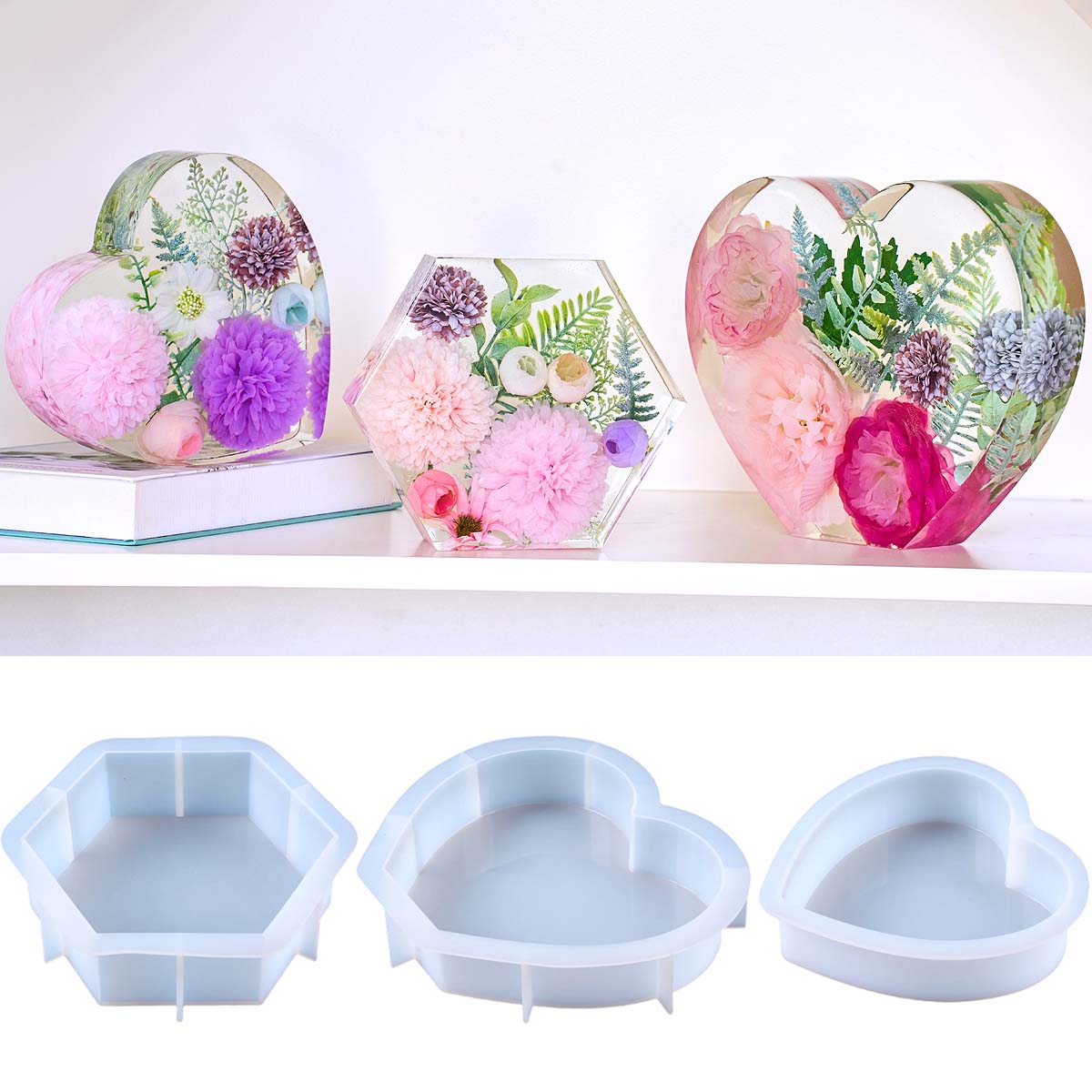 Large Love Silicone Mold DIY H - đánh giá và giá Resin Art Mold