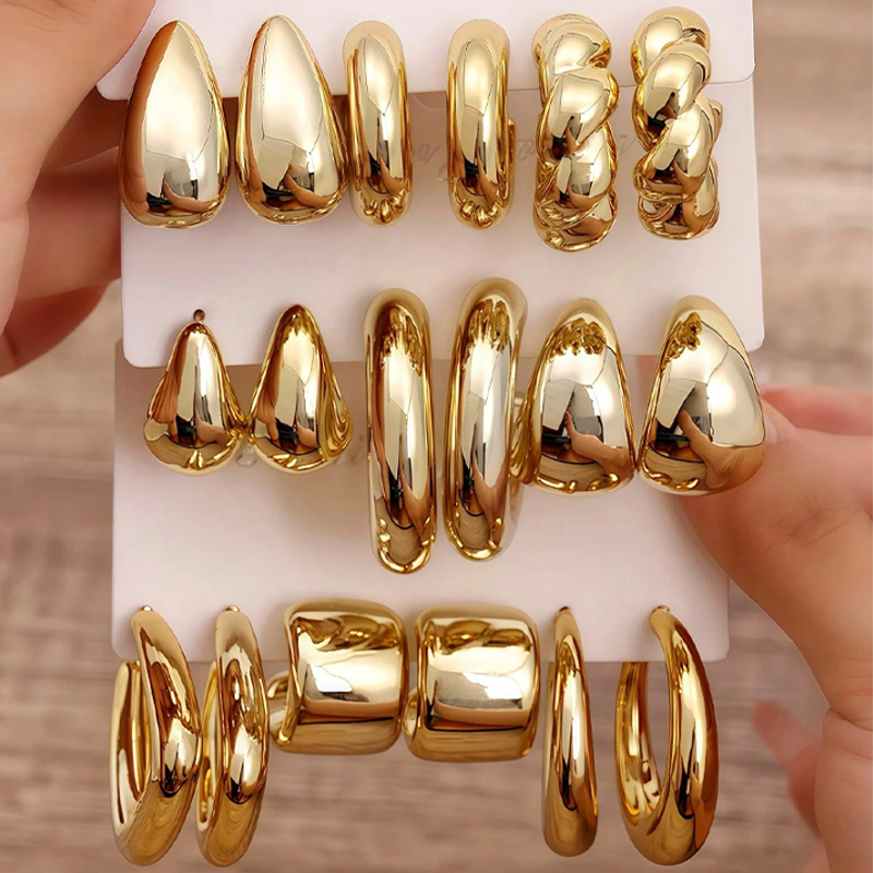 18 Pcs/Set Fashion Water Drop  - đánh giá và giá Resin Art Ring