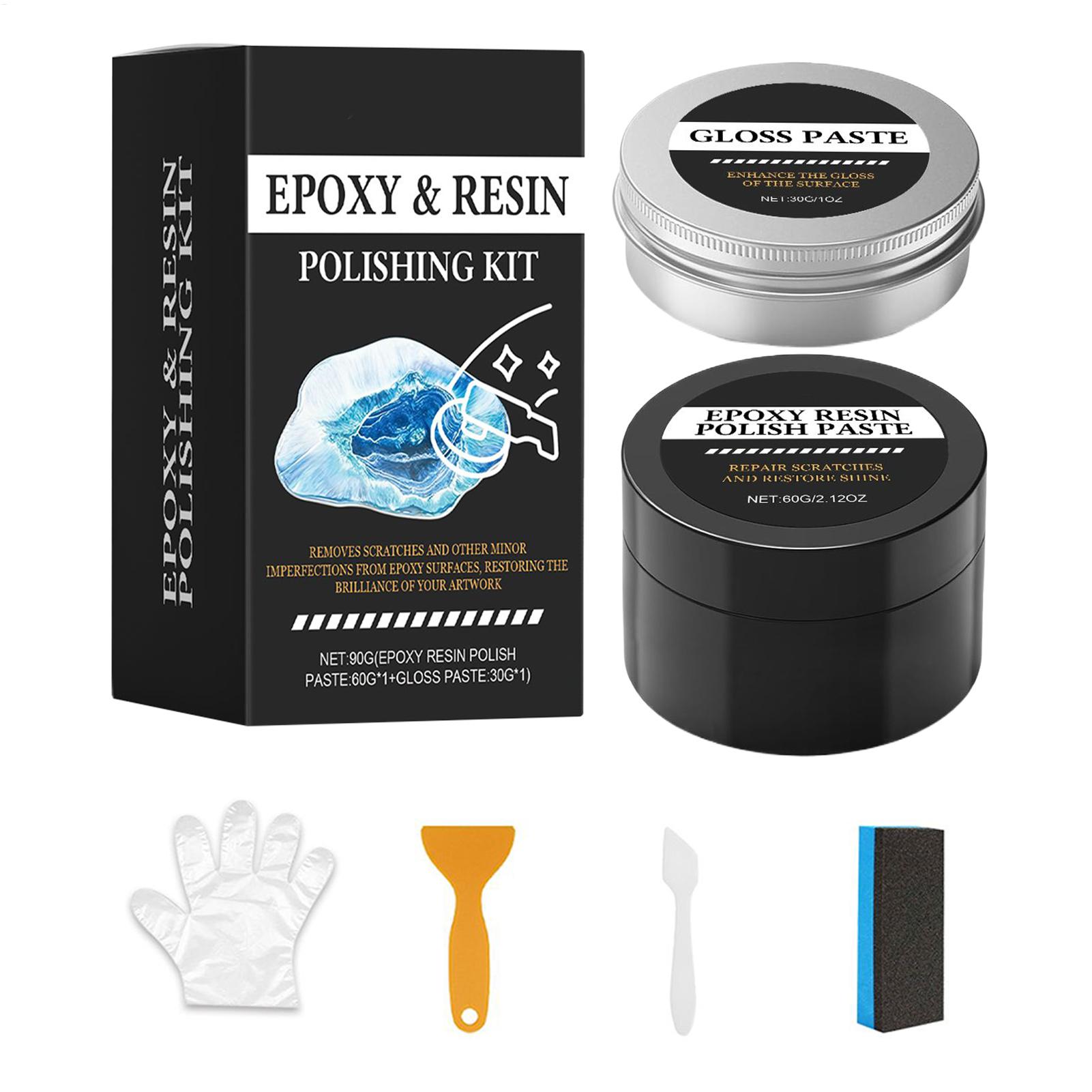 Epoxy resin high gloss polishi - đánh giá và giá Resin Art Kit