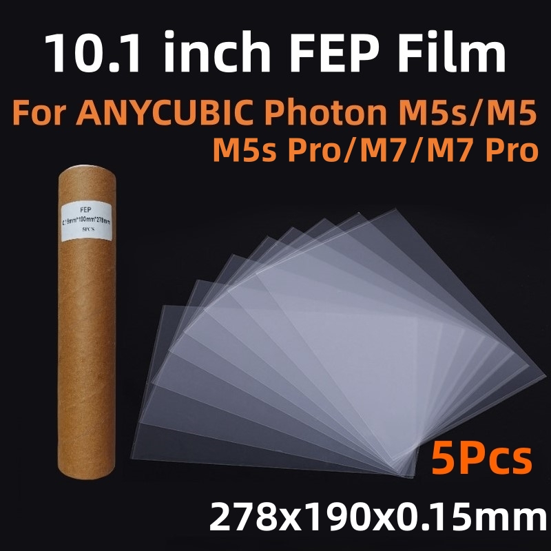 5 Pcs Fep Film 10.1 Inch 278x1 - đánh giá và giá Resin Art Pro
