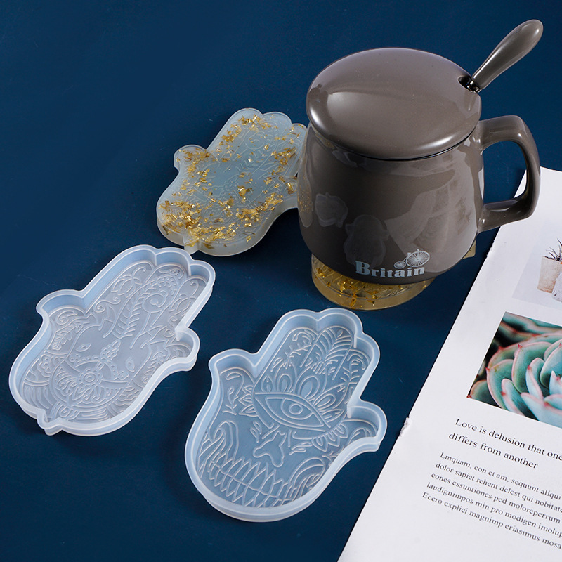 1 Cái DIY Coaster Tay Fatima D - đánh giá và giá Resin Art Epoxy