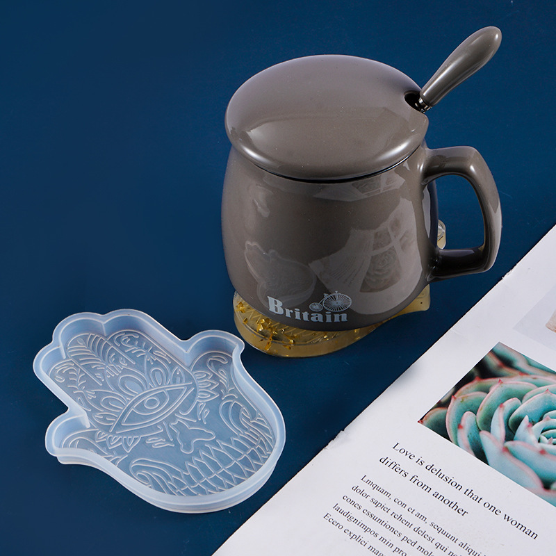 1 Cái DIY Coaster Tay Fatima D - đánh giá và giá Resin Art Epoxy