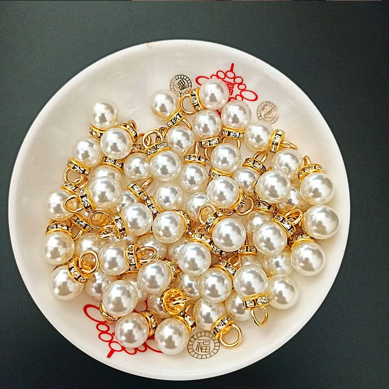30Pcs Round Pearl Diamond Pend - đánh giá và giá Resin Art For Wedding Gift