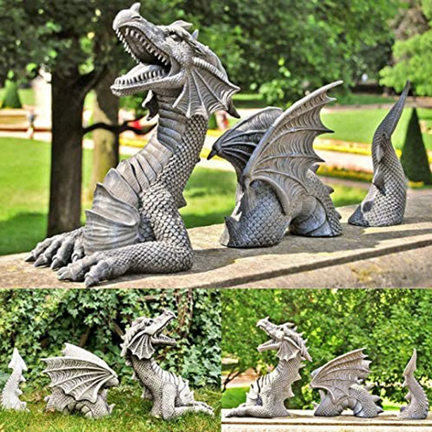 Dragon Sculptures Resin Giant  - đánh giá và giá Resin Art Sculptures