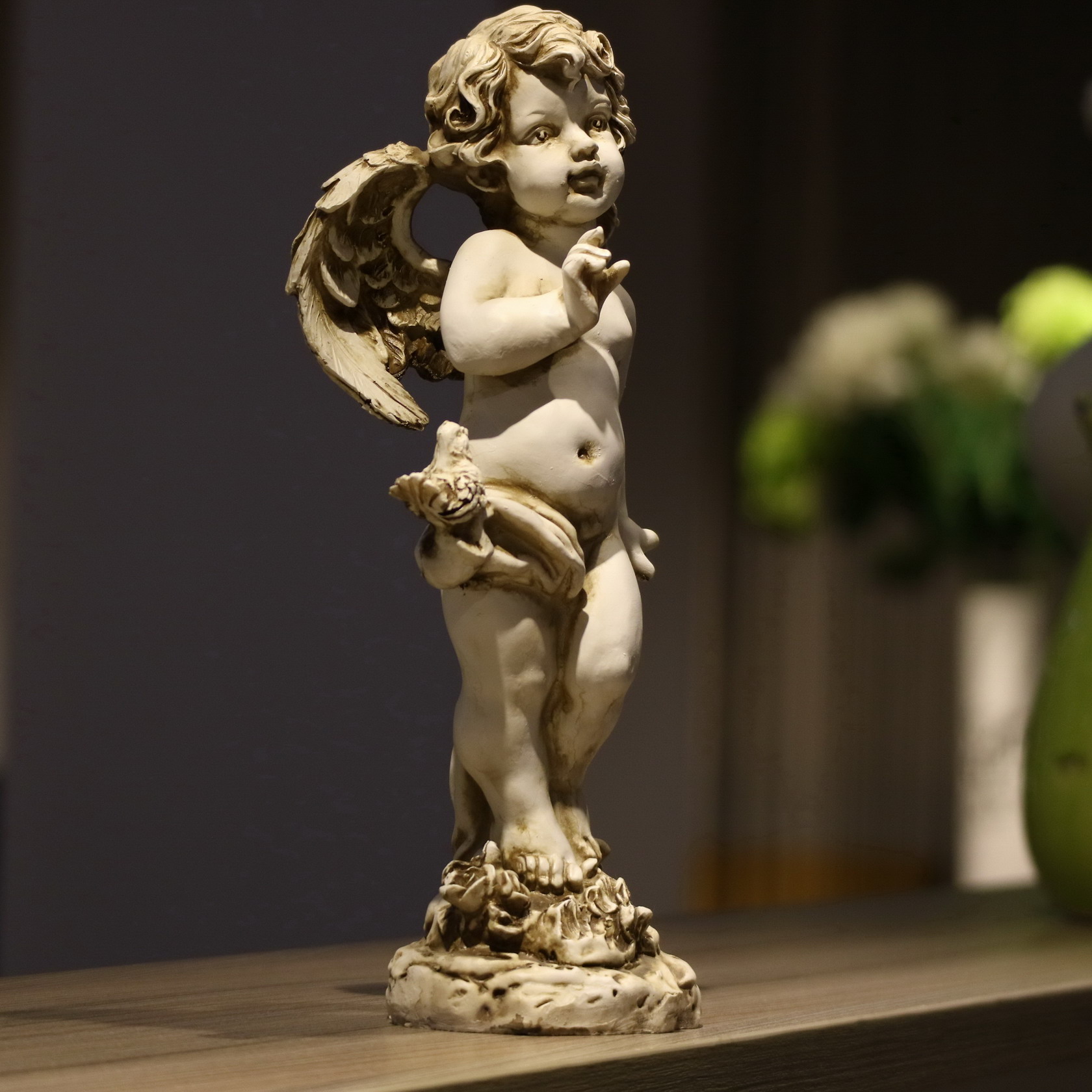 Retro Resin Angel Figurine 29c - đánh giá và giá Resin Art For Wedding Gift
