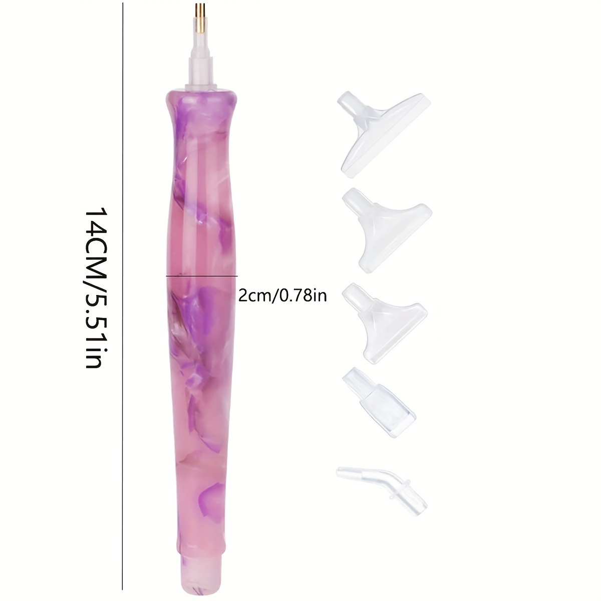 1pc Random Color Resin Retro D - đánh giá và giá Resin Art Pen