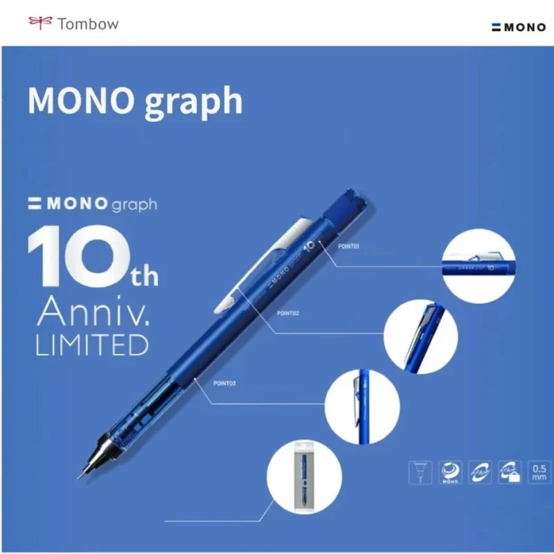 JapanTombow 10th Anniversary L - đánh giá và giá Staedtler Pencil Lumocolor