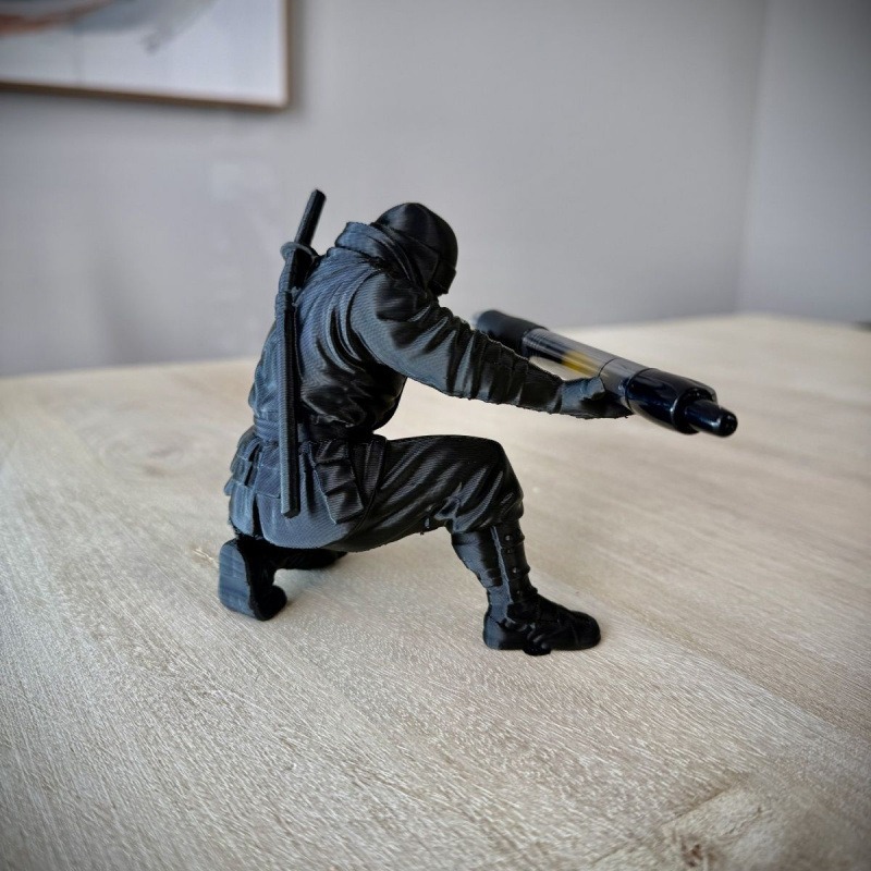 Ninja Figure Pen Holder 3D Pri - đánh giá và giá Resin Art Pen