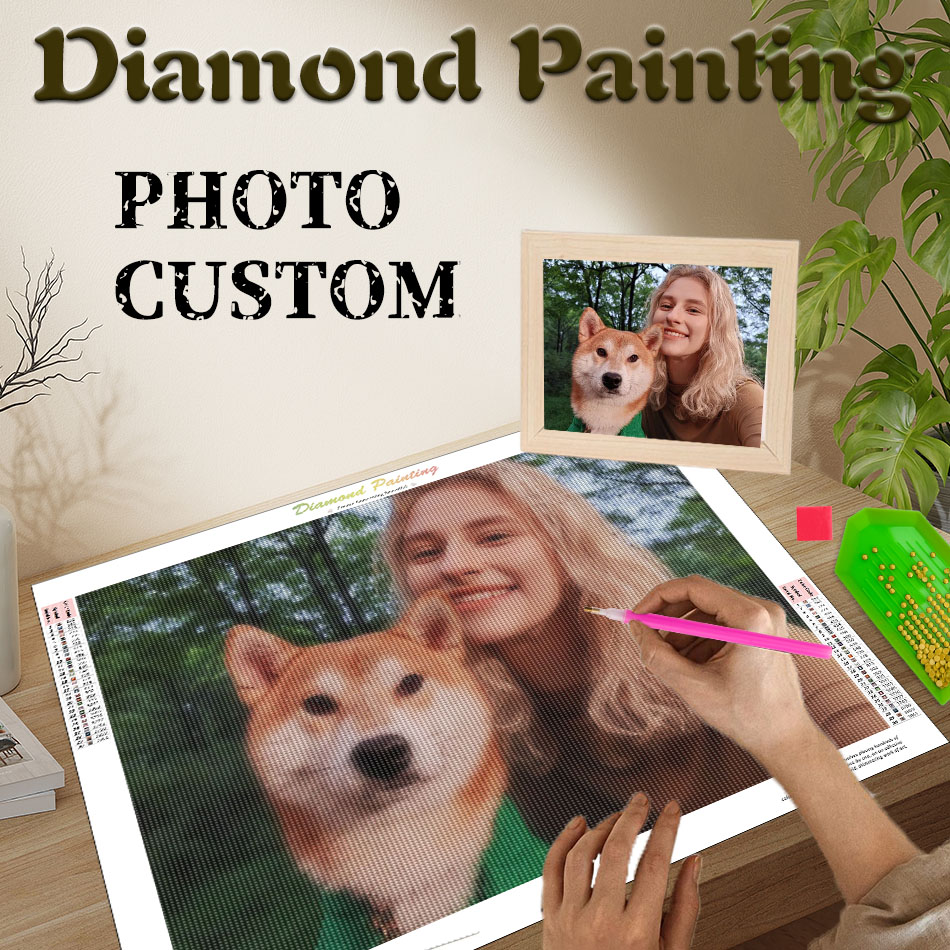 PhotoCustom Diamond Painting C - đánh giá và giá Resin Art For Wedding Gift