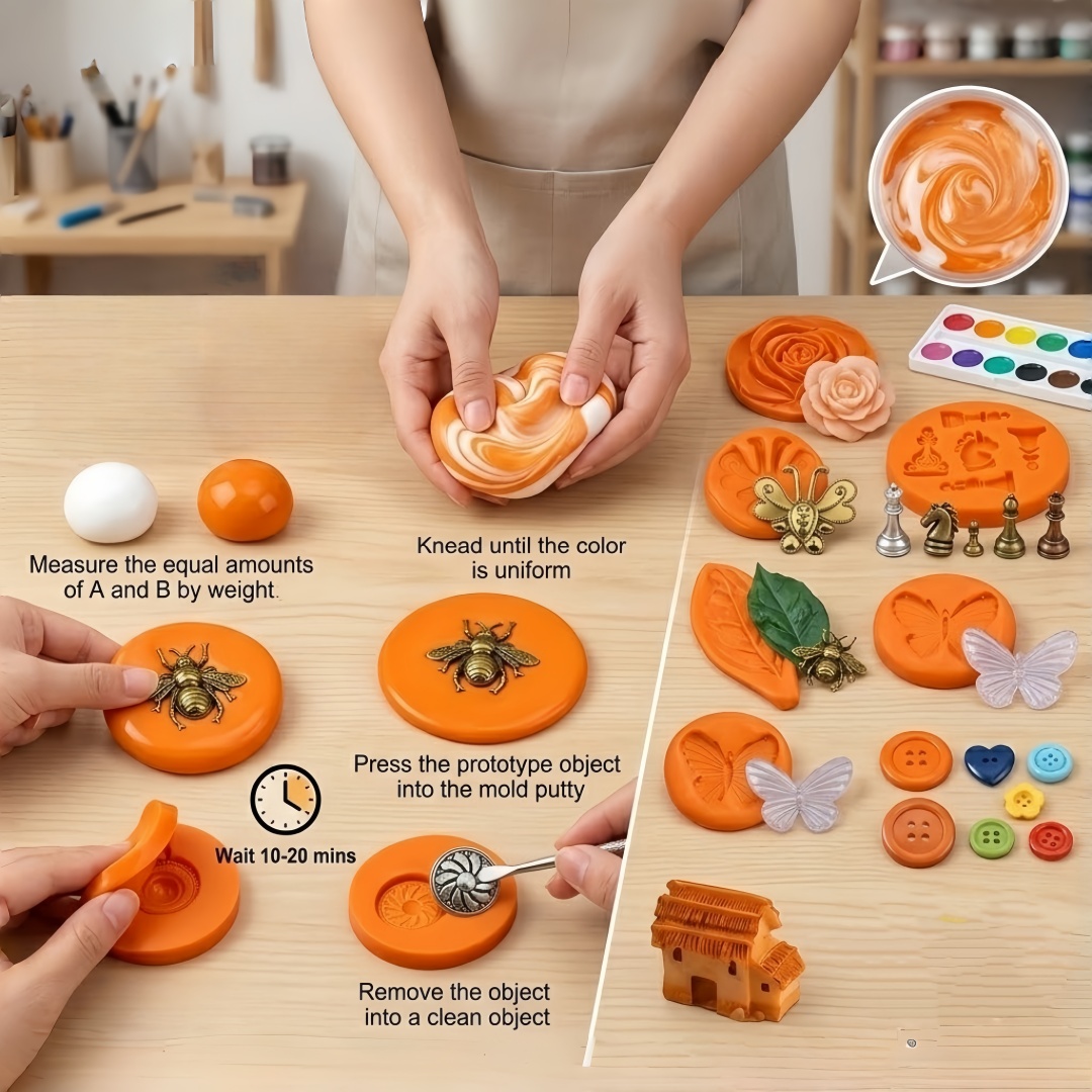 Silicone Putty DIY Crafting Se - đánh giá và giá Resin Art Mold