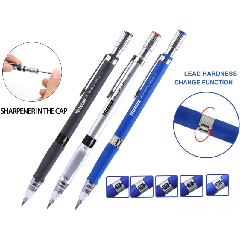 Mechanical Pencils Set 2.0mm w - đánh giá và giá Staedtler Pencil Lumocolor