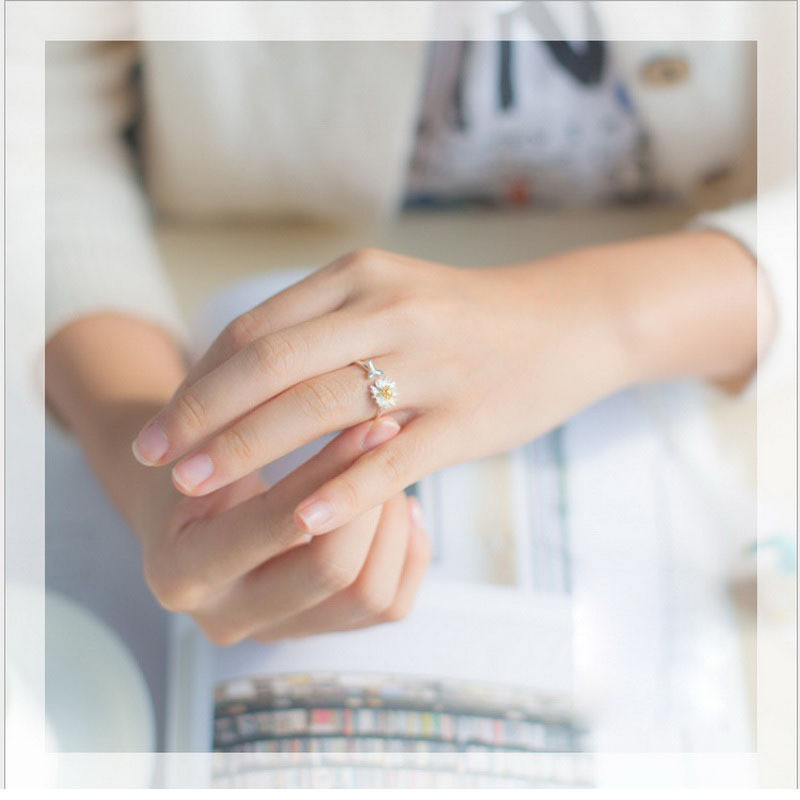 2021 Mùa Xuân Mới Men Sứ Trắng - đánh giá và giá Resin Art Ring