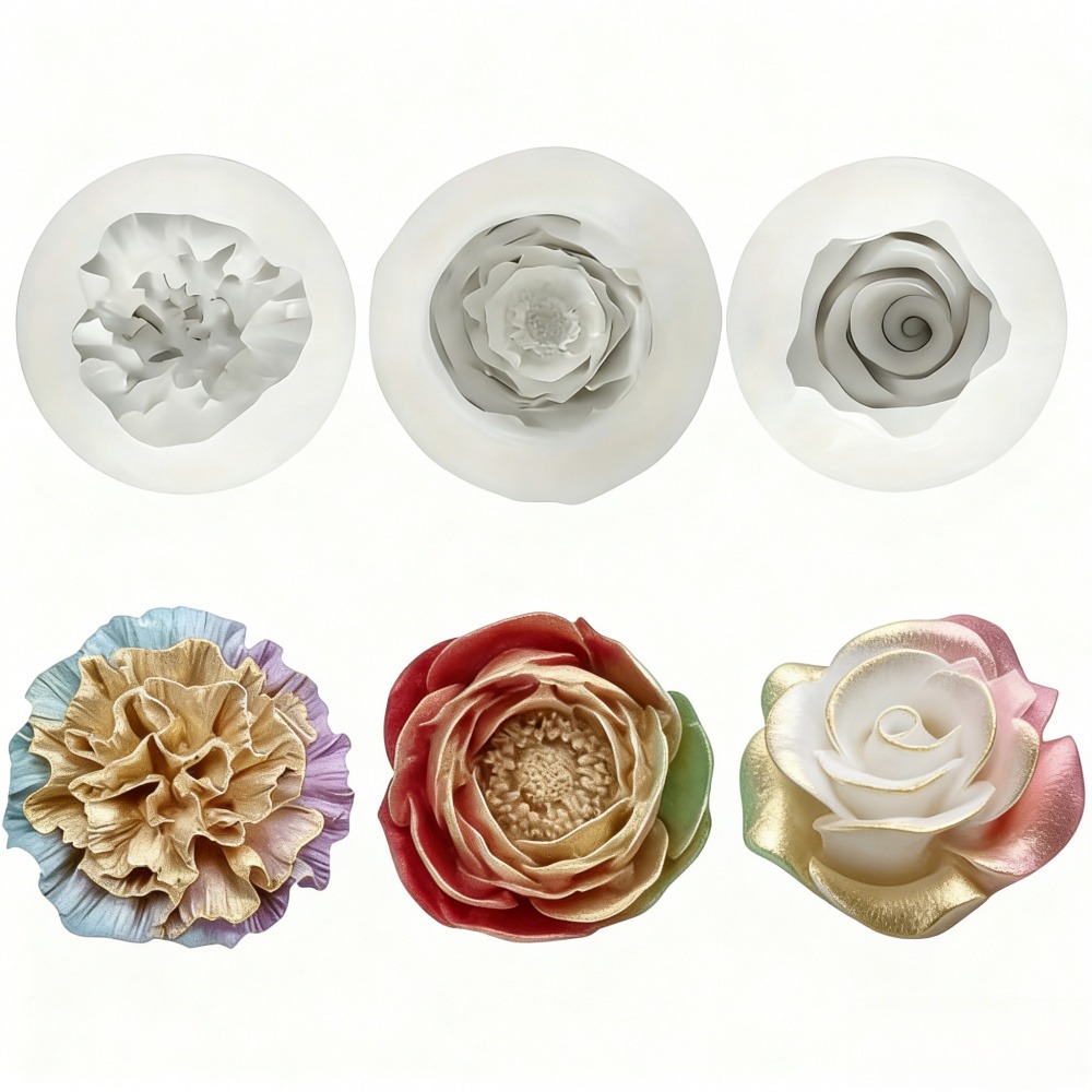 3-Piece Silicone Molds for Ros - đánh giá và giá Resin Art For Wedding Gift