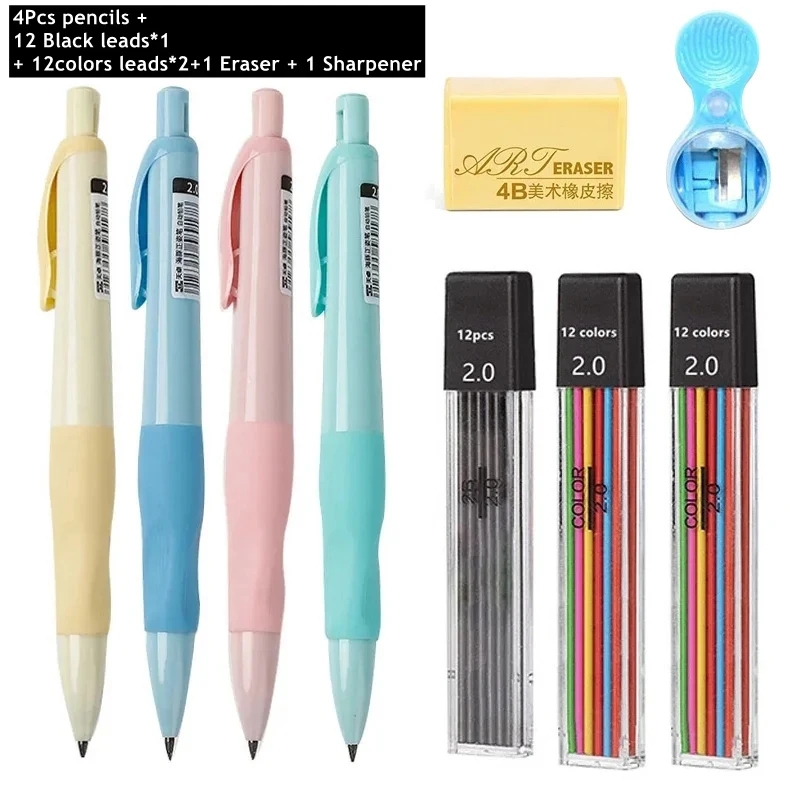 Mechanical Pencil Set 2.0mm HB - đánh giá và giá Staedtler Pencil Lumocolor