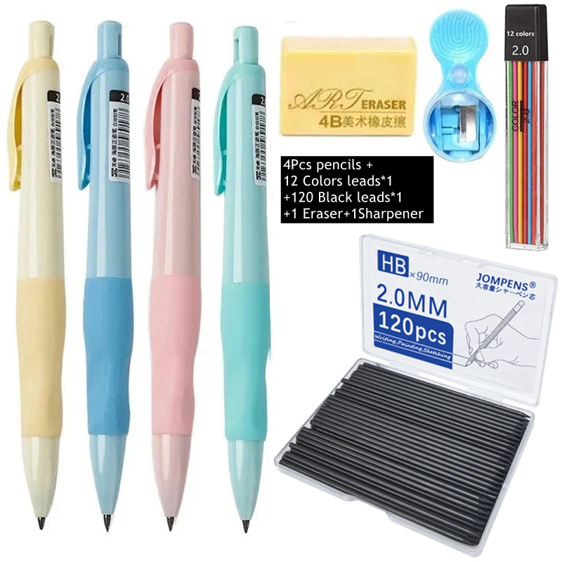 Mechanical Pencil Set 2.0mm HB - đánh giá và giá Staedtler Pencil Lumocolor