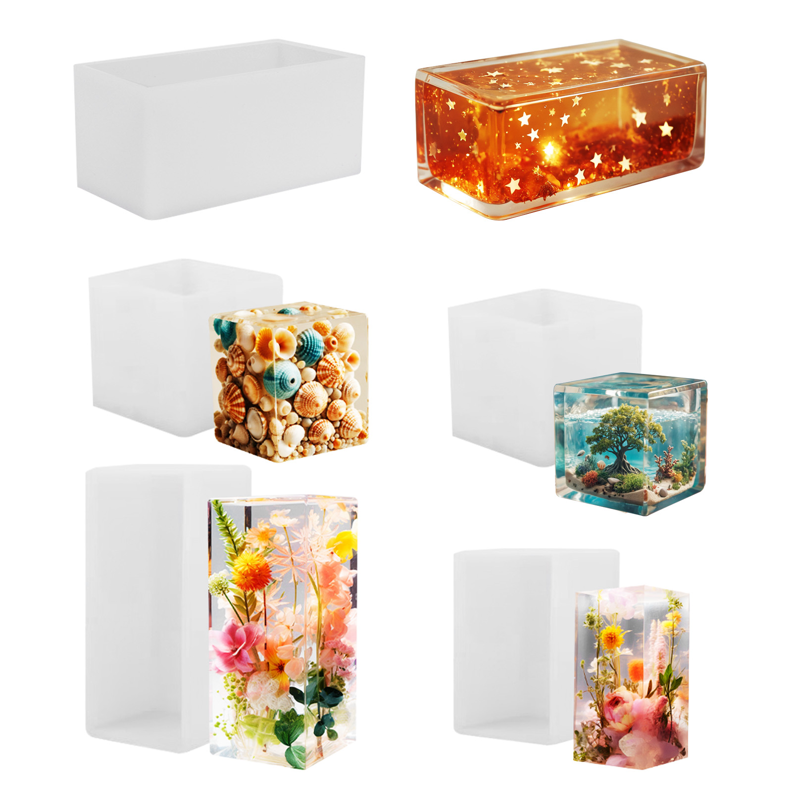 Epoxy Casting Mold Silicone Mo - đánh giá và giá Resin Art Epoxy