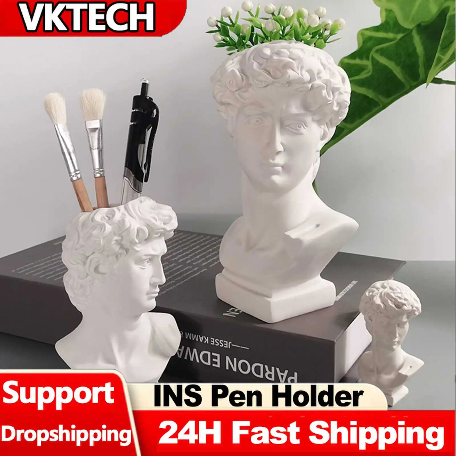 Creative Statue Pen Holder Scu - đánh giá và giá Resin Art Pen
