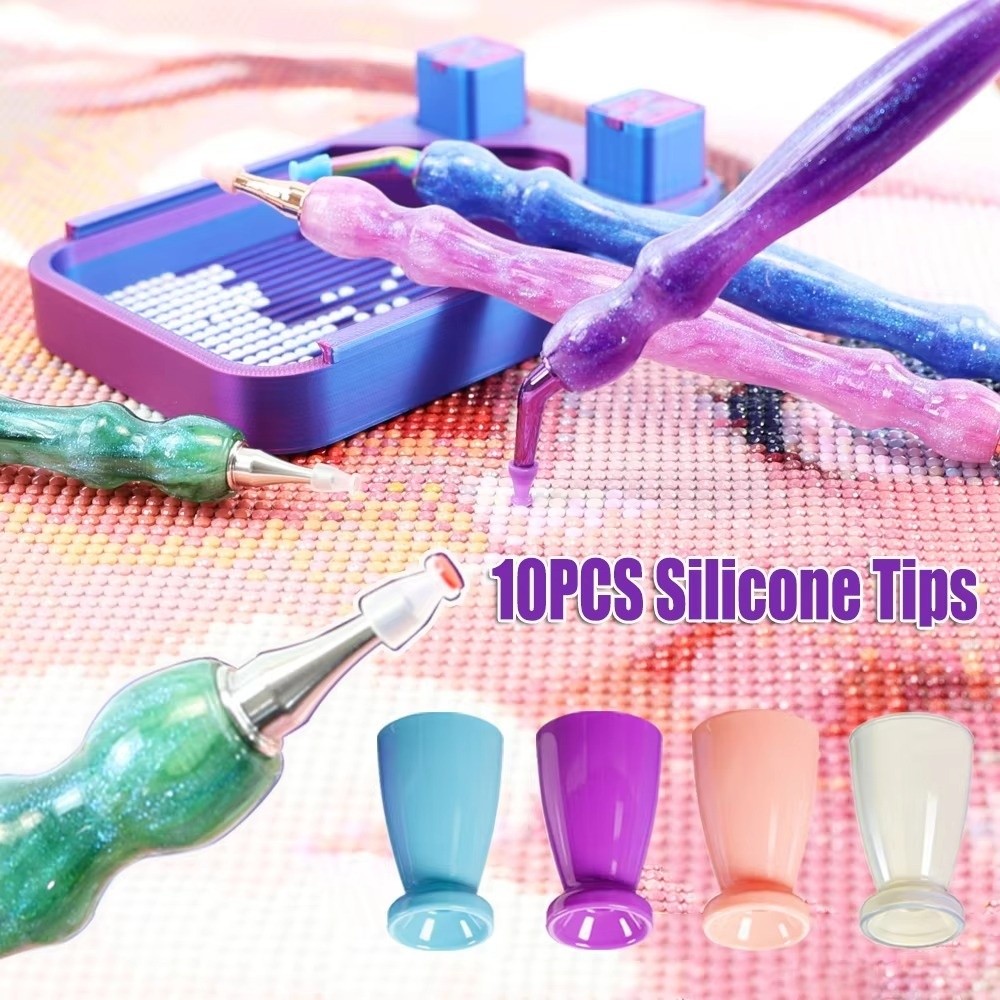 10Pcs No Wax Diamond Painting  - đánh giá và giá Resin Art Pen