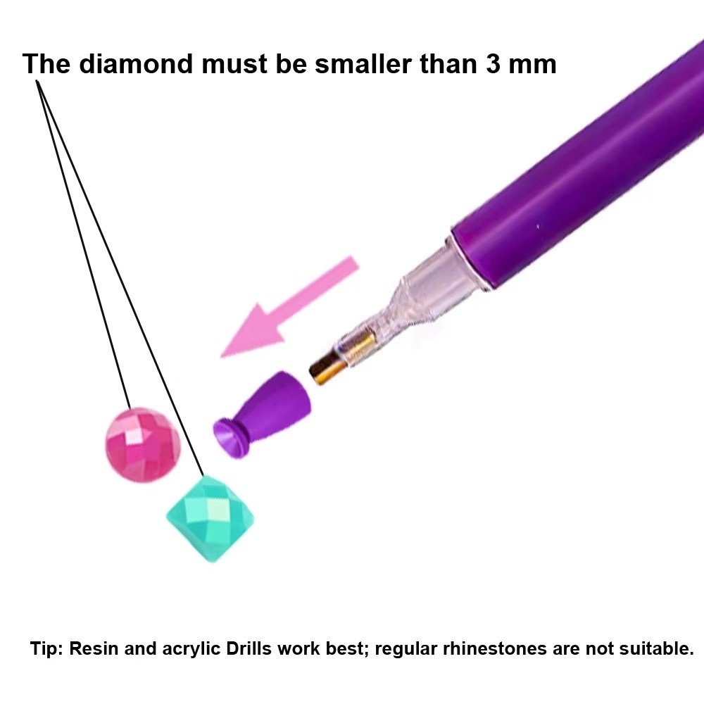10Pcs No Wax Diamond Painting  - đánh giá và giá Resin Art Pen
