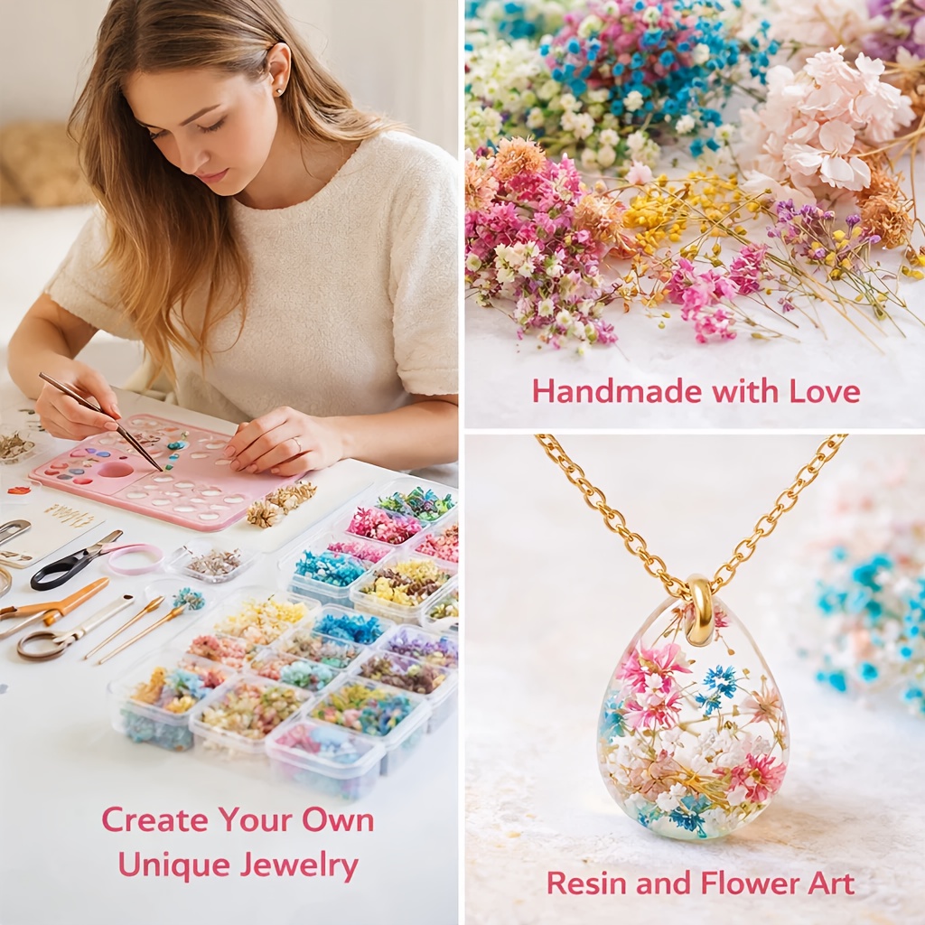 10 Box Mixed Dried Flower Bouq - đánh giá và giá Resin Art For Wedding Gift