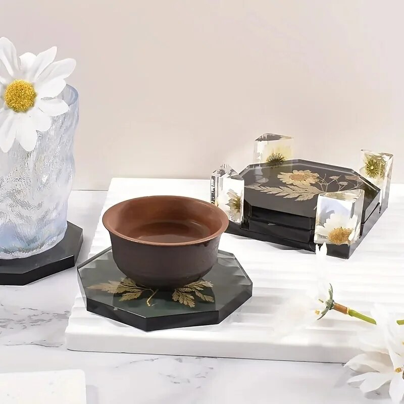Coaster Resin Molds Set Includ - đánh giá và giá Resin Art Pen